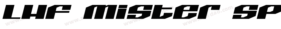 LHF Mister Spooky REG字体转换